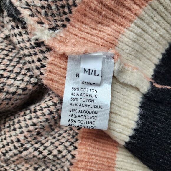 Mod Animal Print Cardigan Sweater Size M/L - Picture 8 of 10